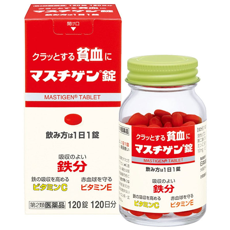 Nippon Zoki Seiyaku MASTIGEN supplementary blood tablets 120 tablets