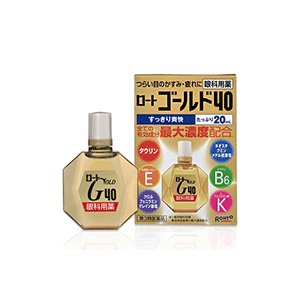 【Third Class Drugs】ROHTO GOLD 40 Eye Drops for Middle-aged and Elderly 20mL Cooling 4