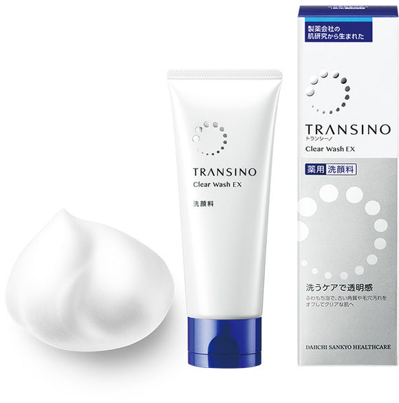 Daiichi Sankyo TRANSINO Medicated Moisturizing Face Wash 100g