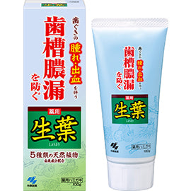 Medicinal toothpaste for preventing alveolar pus leakage and bleeding in leaves 100g