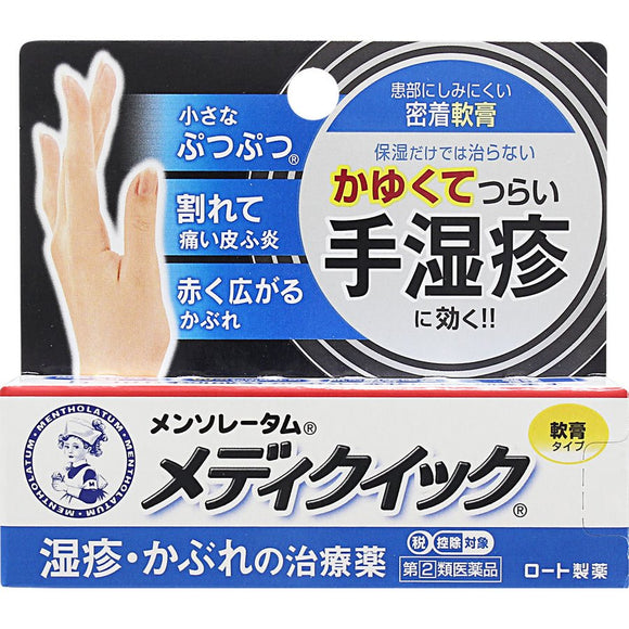 [Designated Class 2 Pharmaceuticals] Mentholatum Hand Eczema Blue Ointment 8g/bottle