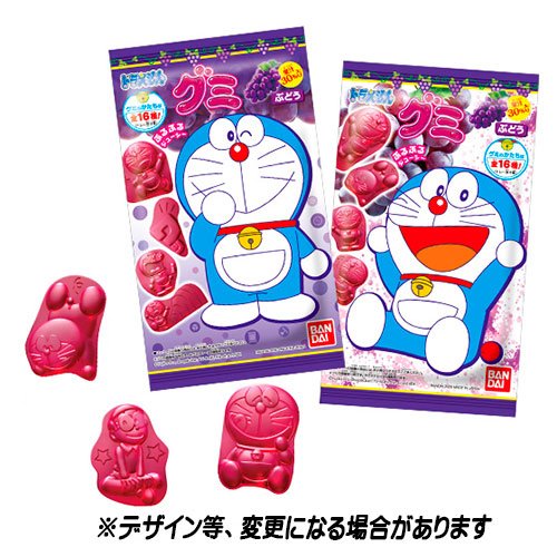Doraemon Grape Jelly Candy 10pcs The appearance of the package is subject to change