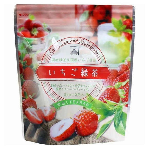 草莓綠茶 10包
