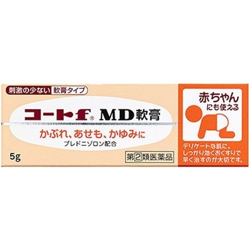【Designated Class 2 Drugs】Mitsubishi Tanabe Pharmaceutical コート-f KOTO-f MD Antipruritic Ointment 5g