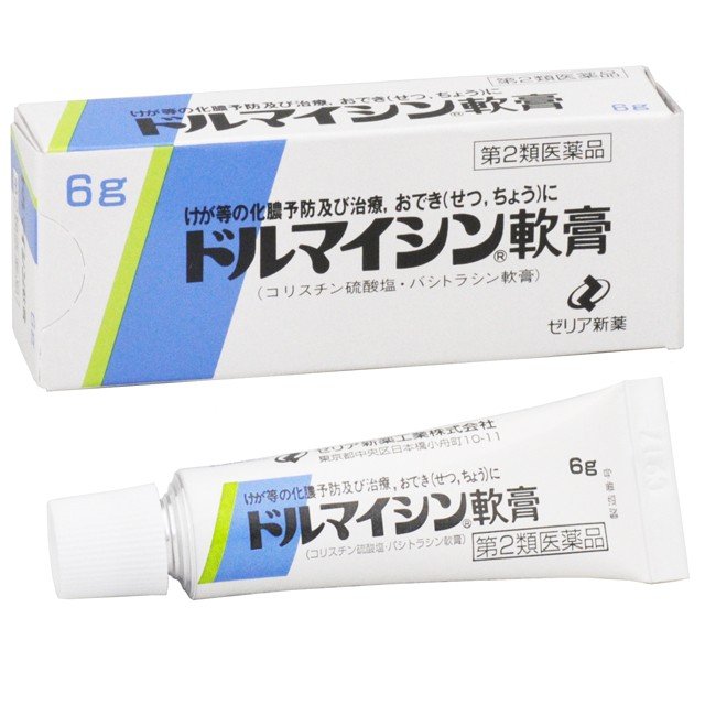 【第2類医薬品】ドルマイシン 軟膏 TORUMASIN 皮膚軟膏  6g