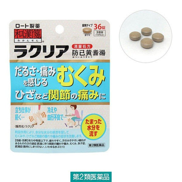 [Class 2 medicinal products] Rohto & Hanjian Fangji Huangqi Decoction 36 Capsules